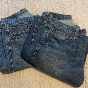 Two Pairs - Men’s American Eagle Original Straight Jeans
